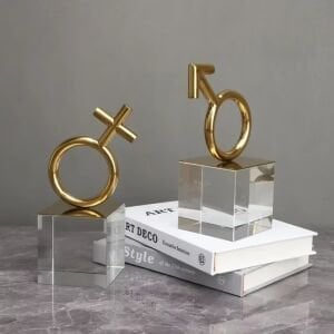 2li Set Kristal Kitap Tutucu 75x115cm