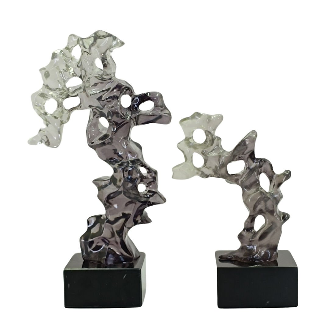 2li Set Epoksi Dekor Obje 13x37cm