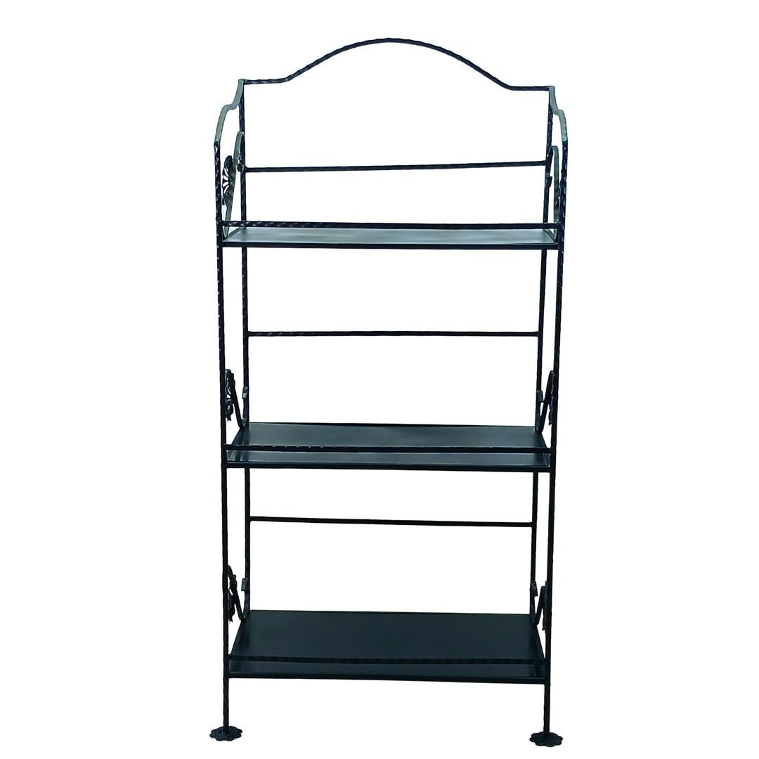 3 Raflı Ferforje Ünite 33x60x125cm